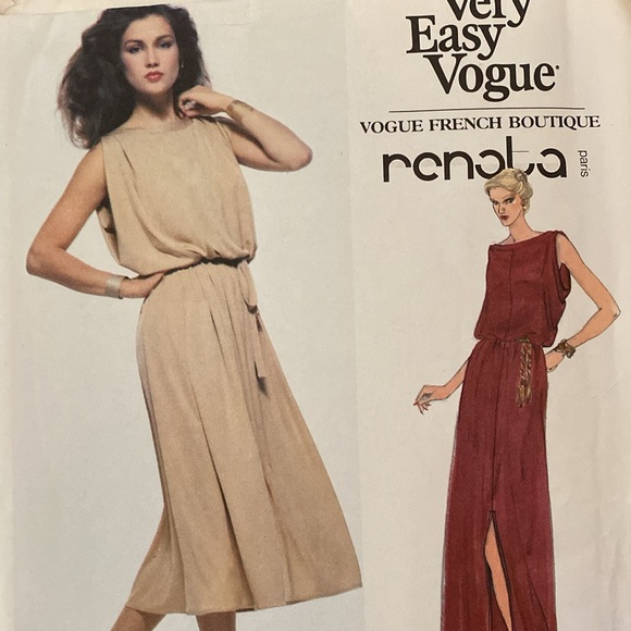 VTG Vogue French Boutique Designer Renata UNCUT Sewing Pattern - Picture 7 of 11
